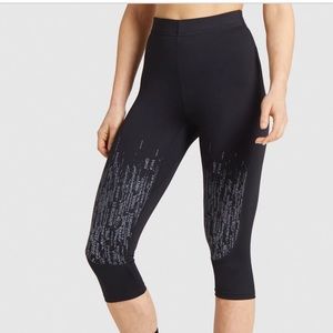 Gymshark Combat Cropped Leggings - Black